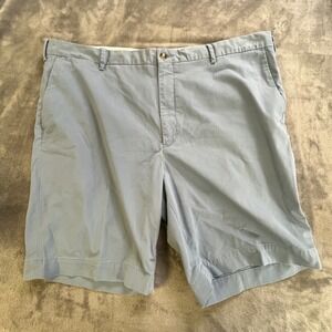 Polo Ralph Lauren Chino Shorts Mens 44 Blue Stretch Classic Fit Flat Front
